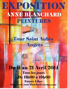 Exposition Tour Saint Aubin Angers Avril 2014